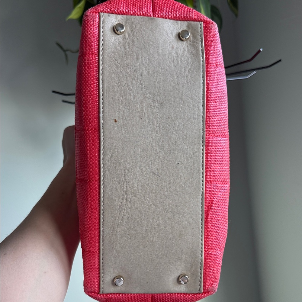Kate Spade Red and Tan Tote Bag - Picture 9 of 12